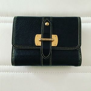 Authentic Louis Vuitton Suhali Le Somptueux Black Compact Wallet